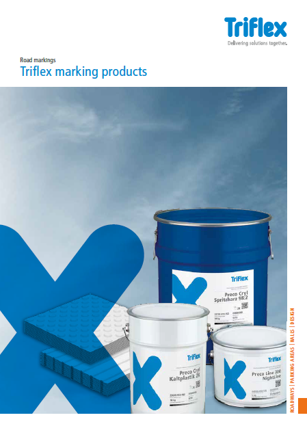 Triflex Marking Materials product information booklet