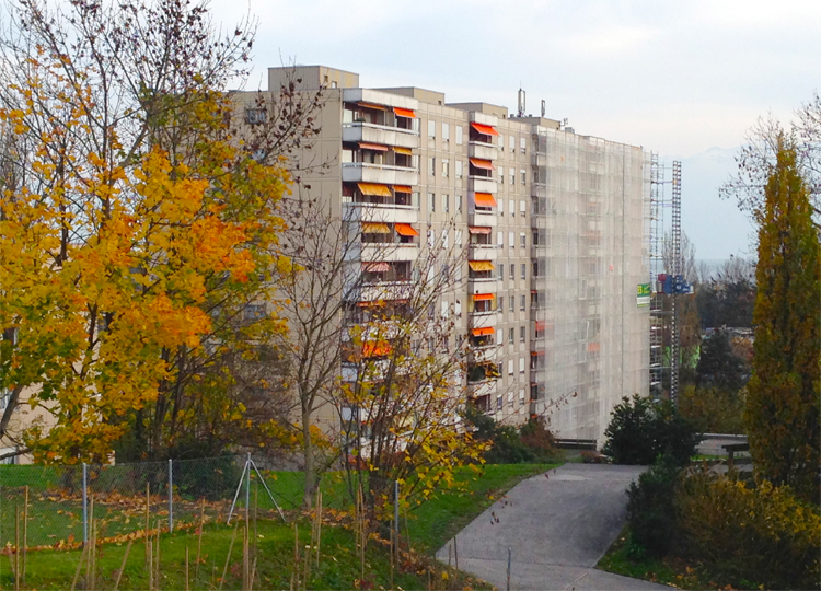 Référence Chantier Assainissement de balcons MO Fondation Paraloca Vaud Morges (CH)