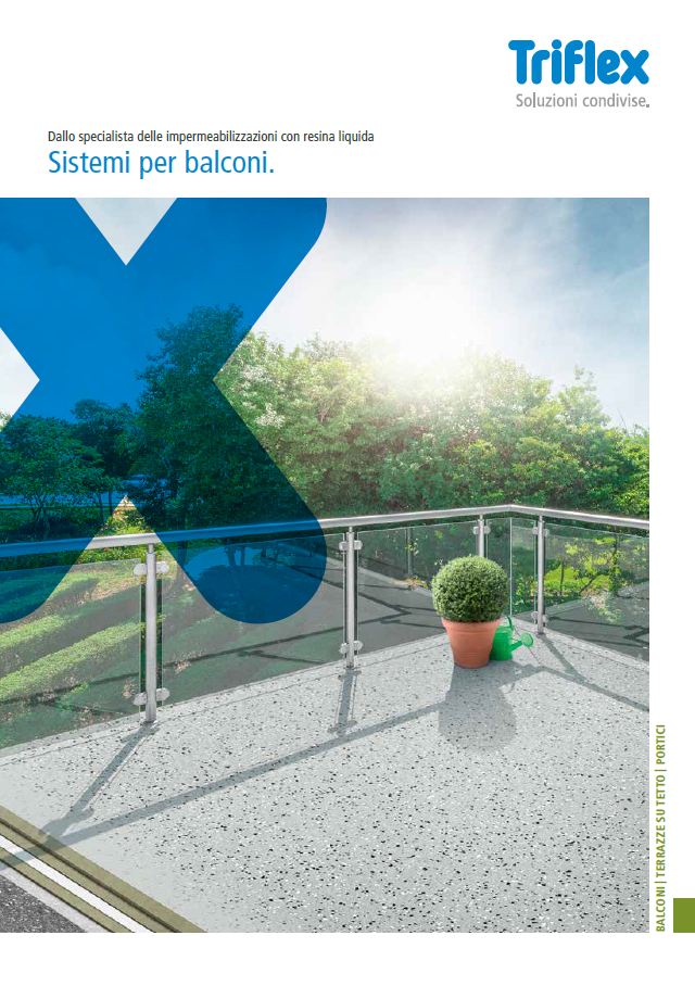 Brochure relativa al segmento balcone