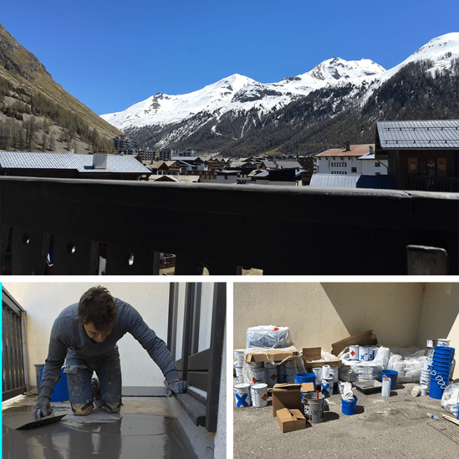 Balcons, Val d'Isère